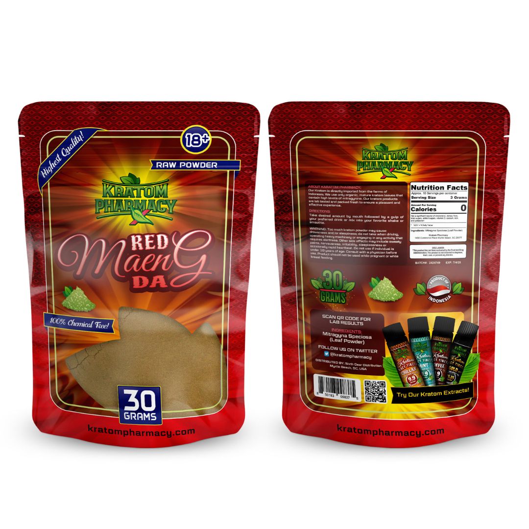 Red Maeng Da Kratom Powder 30g